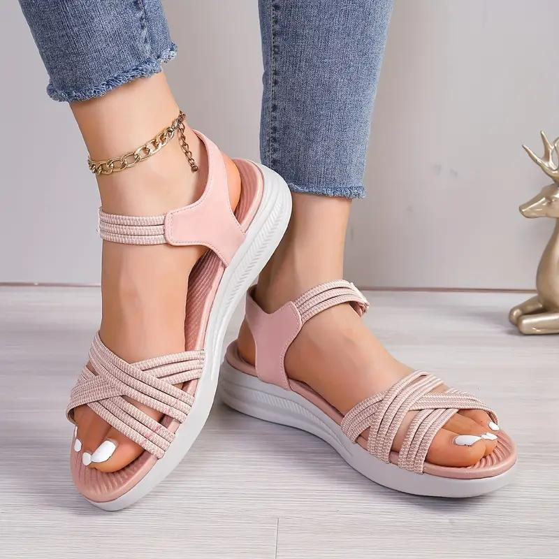 Sandali ortopedici, cinturini elastici, suola morbida, scarpe estive, sandali per l'esterno-Modaso
