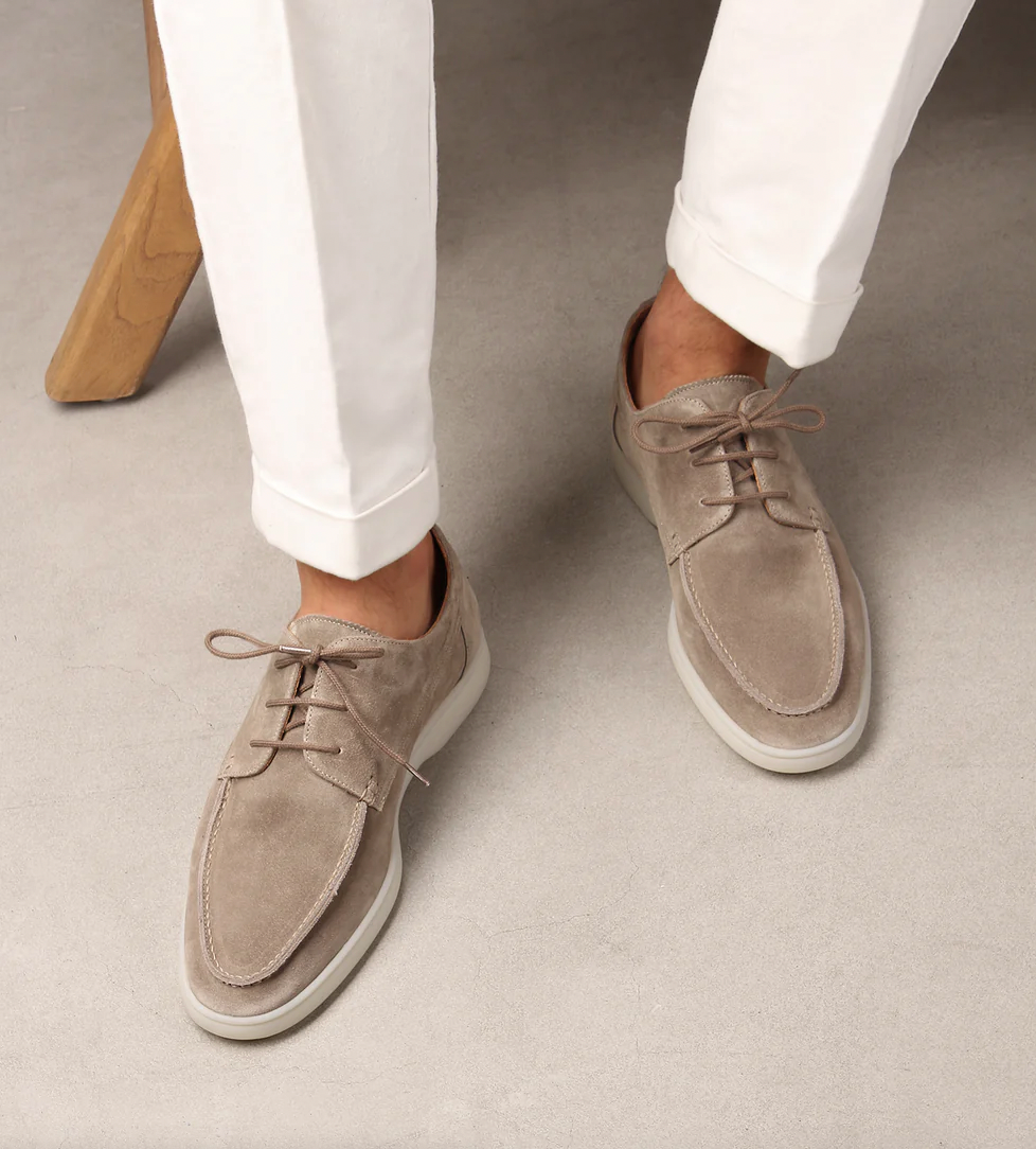 Scarpe Oxford | Stringate | Scamosciate | Scarpe eleganti | Scarpe da uomo-Modasso