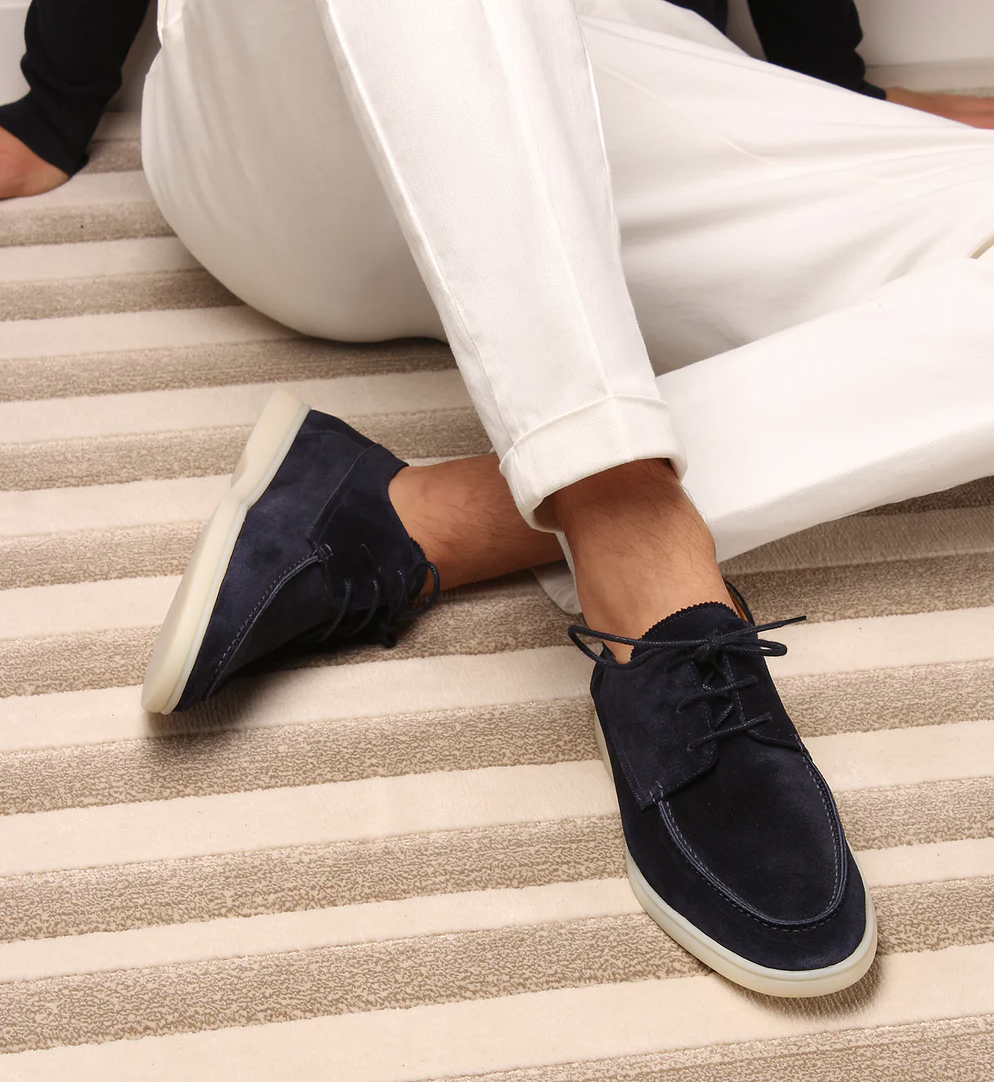 Scarpe Oxford | Stringate | Scamosciate | Scarpe eleganti | Scarpe da uomo-Modasso