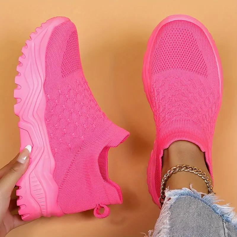 Scarpe da Walking, Slip On, Traspiranti, Scarpe Ortopediche, Sneaker da Donna-Modaso