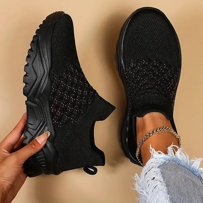 Scarpe da Walking, Slip On, Traspiranti, Scarpe Ortopediche, Sneaker da Donna-Modaso