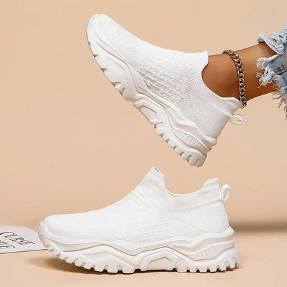 Scarpe da Walking, Slip On, Traspiranti, Scarpe Ortopediche, Sneaker da Donna-Modaso