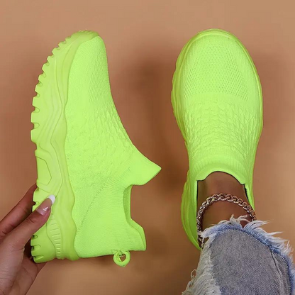 Scarpe da Walking, Slip On, Traspiranti, Scarpe Ortopediche, Sneaker da Donna-Modaso