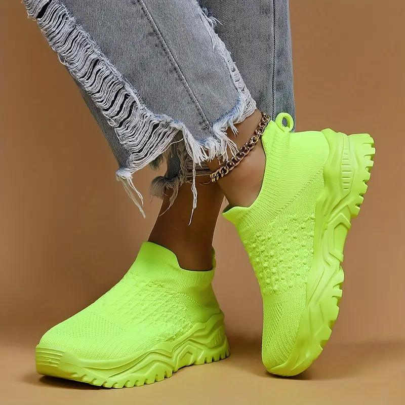 Scarpe da Walking, Slip On, Traspiranti, Scarpe Ortopediche, Sneaker da Donna-Modaso