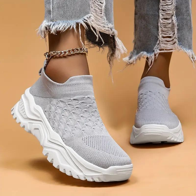 Scarpe da Walking, Slip On, Traspiranti, Scarpe Ortopediche, Sneaker da Donna-Modaso