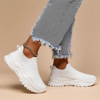 Scarpe da Walking, Slip On, Traspiranti, Scarpe Ortopediche, Sneaker da Donna-Modaso