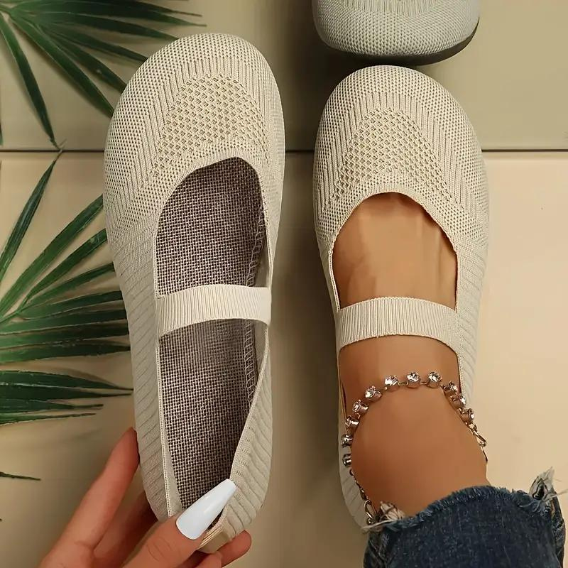 Scarpe di tela, Leggere, Slip On, Flats, Scarpe per l'estate-Modaso