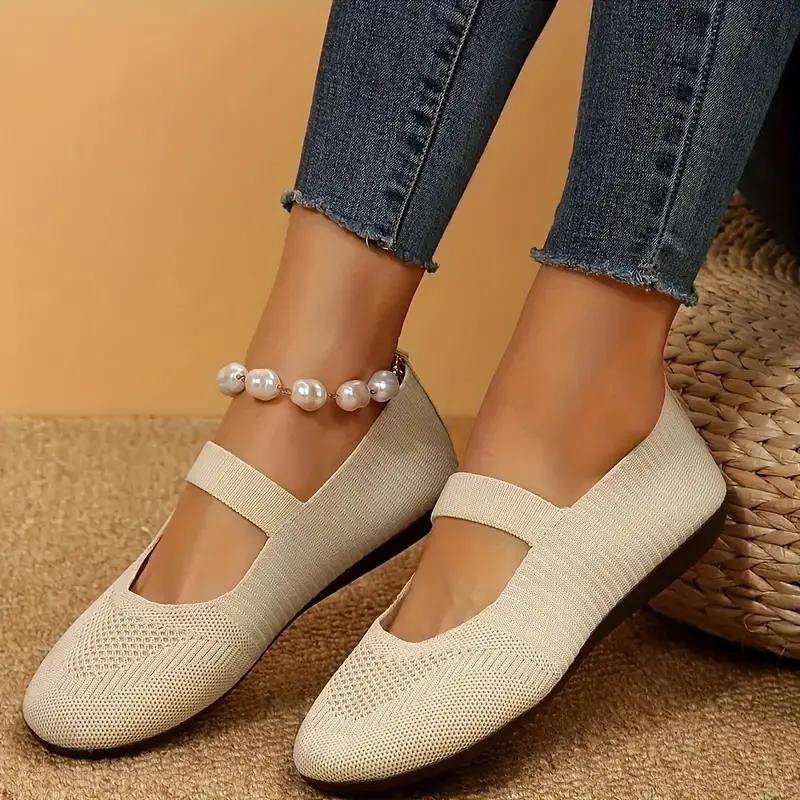 Scarpe di tela, Leggere, Slip On, Flats, Scarpe per l'estate-Modaso