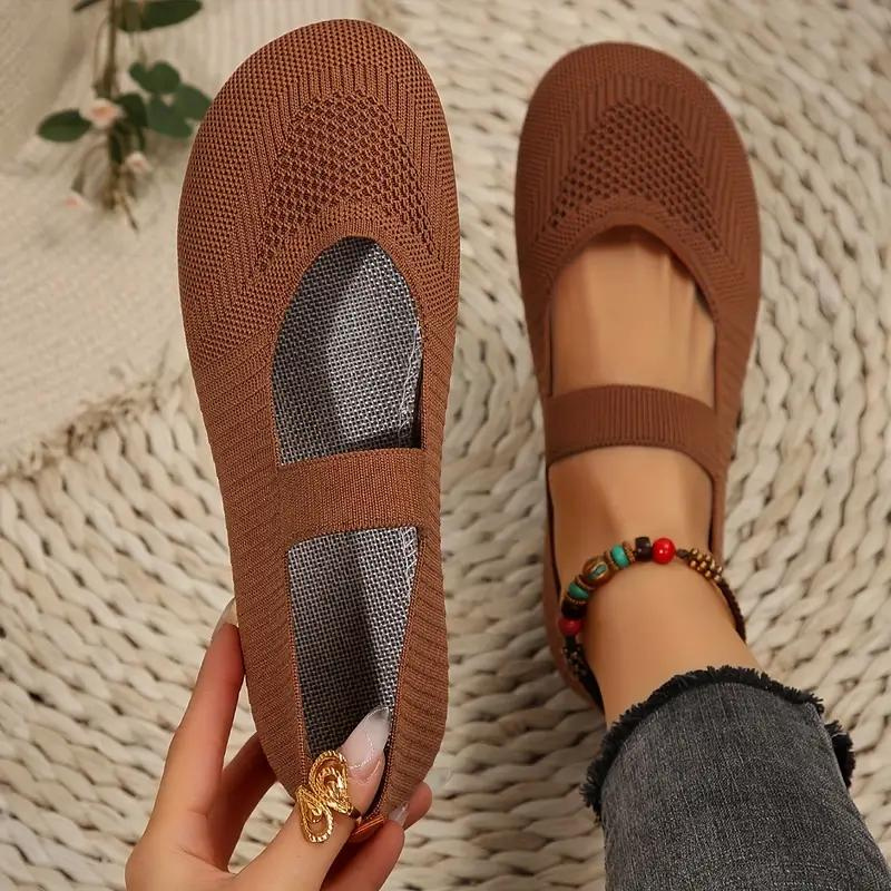 Scarpe di tela, Leggere, Slip On, Flats, Scarpe per l'estate-Modaso
