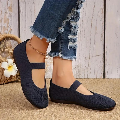 Scarpe di tela, Leggere, Slip On, Flats, Scarpe per l'estate-Modaso