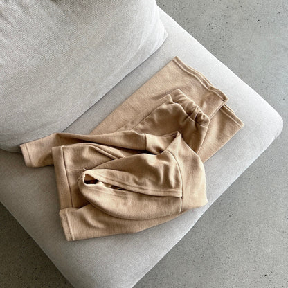 Set Loungewear da Donna, Felpa e Pantaloni a Gamba Larga-Modaso