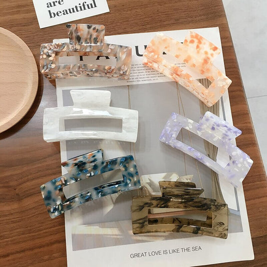 Set di Pinze per Capelli in Terrazzo da Donna-Bundle da 6 pezzi-Modaso