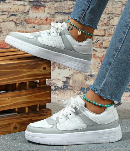 Sneakers da donna - Comode - Allacciate - Scarpe da skate - Sneakers casual-Modasso
