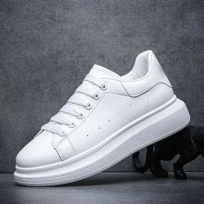 Sneakers da uomo | Con lacci | Per tutti i giorni | Sneakers slip-on | Sneakers bianche-Bianco-39-Modasso