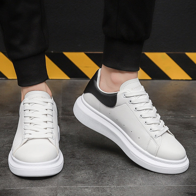 Sneakers da uomo | Con lacci | Per tutti i giorni | Sneakers slip-on | Sneakers bianche-Modasso