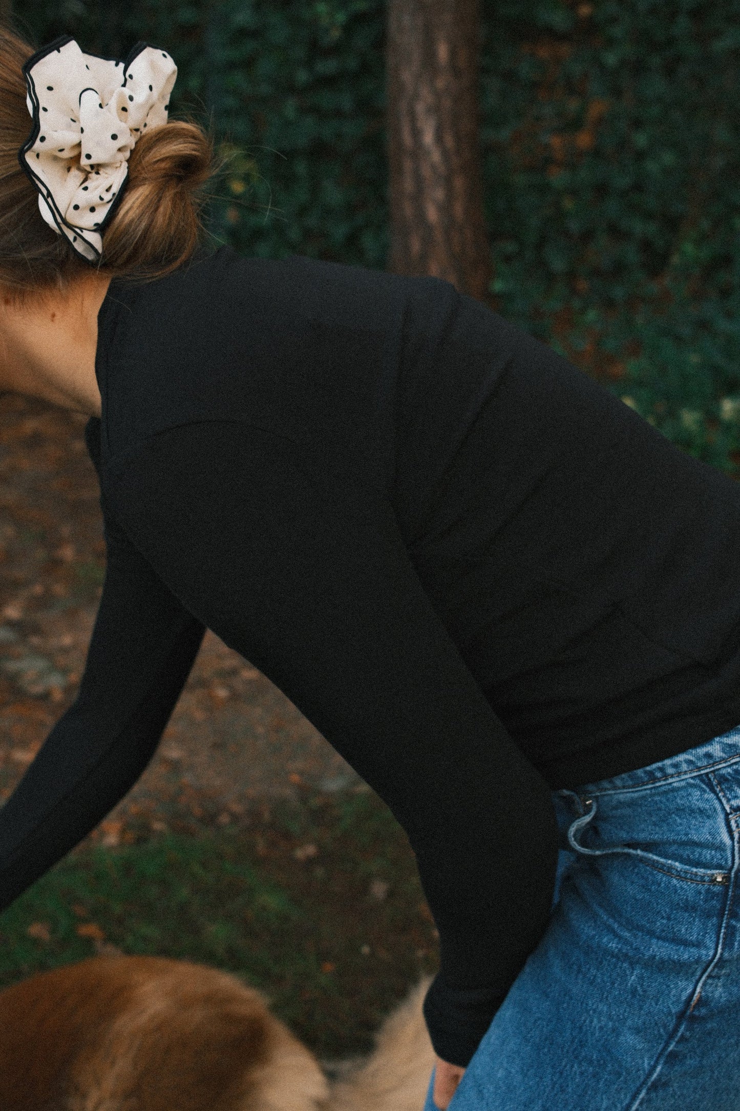 T-SHIRT A MANICA LUNGA RUDY NERA-Modaso