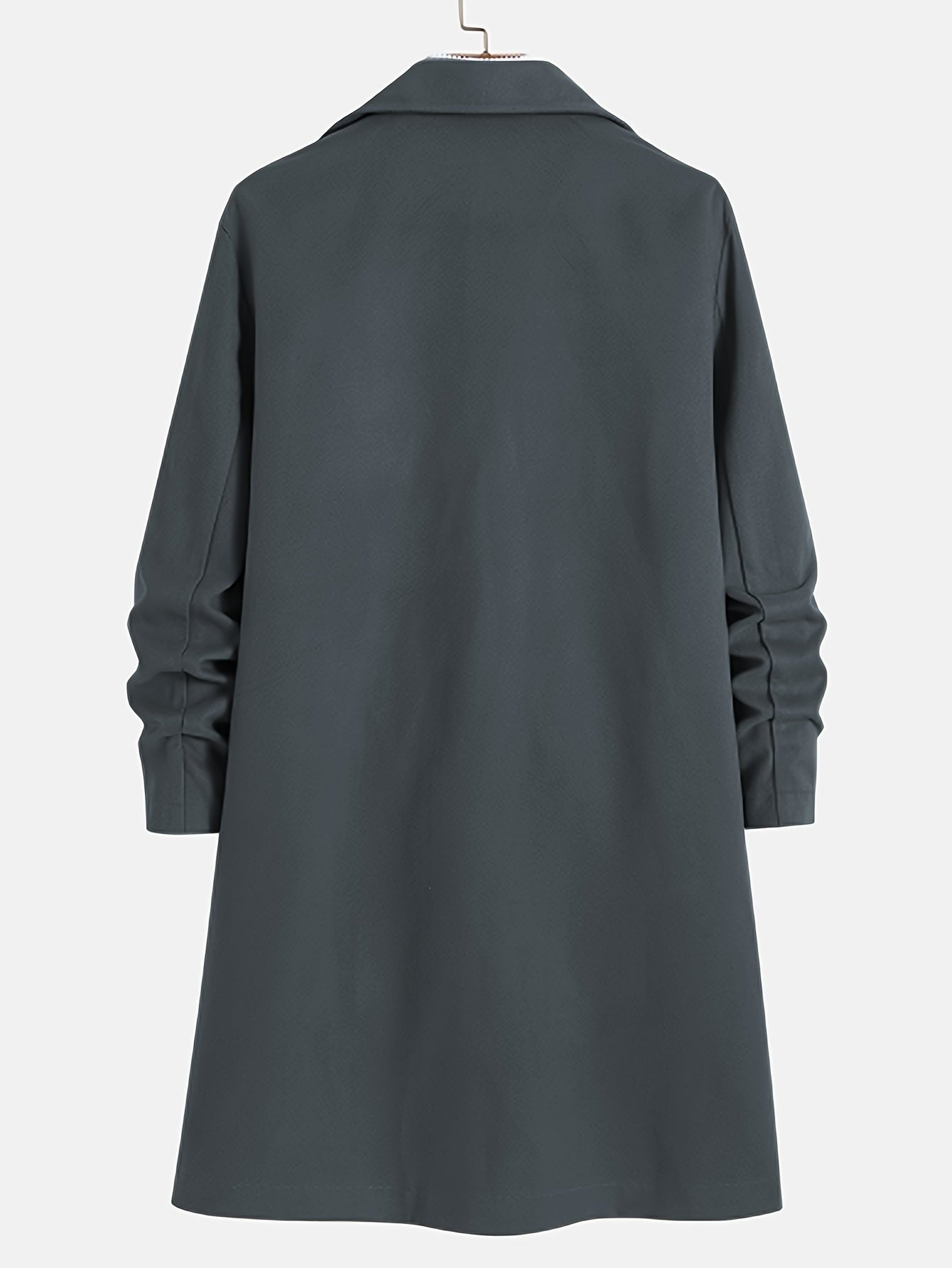Trench Da Uomo - misto lana - monopetto - Trench di lana - Giacche da uomo-Modasso