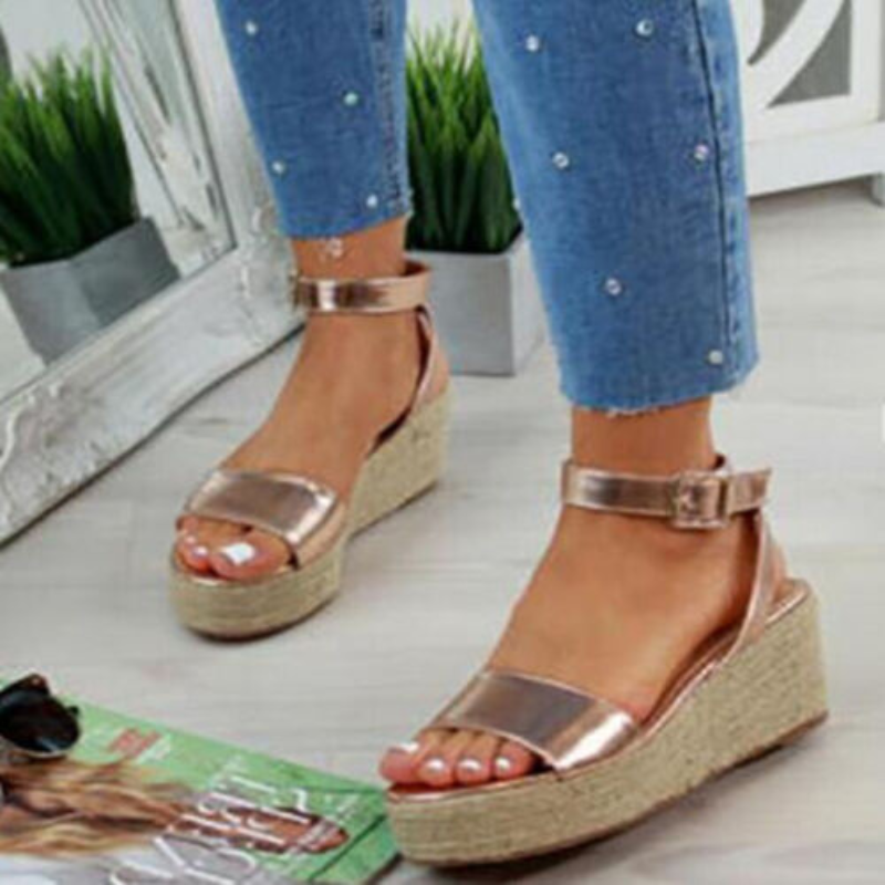 Zelda Plateau Sandali, Eleganti e comodi sandali estivi da donna-Modaso