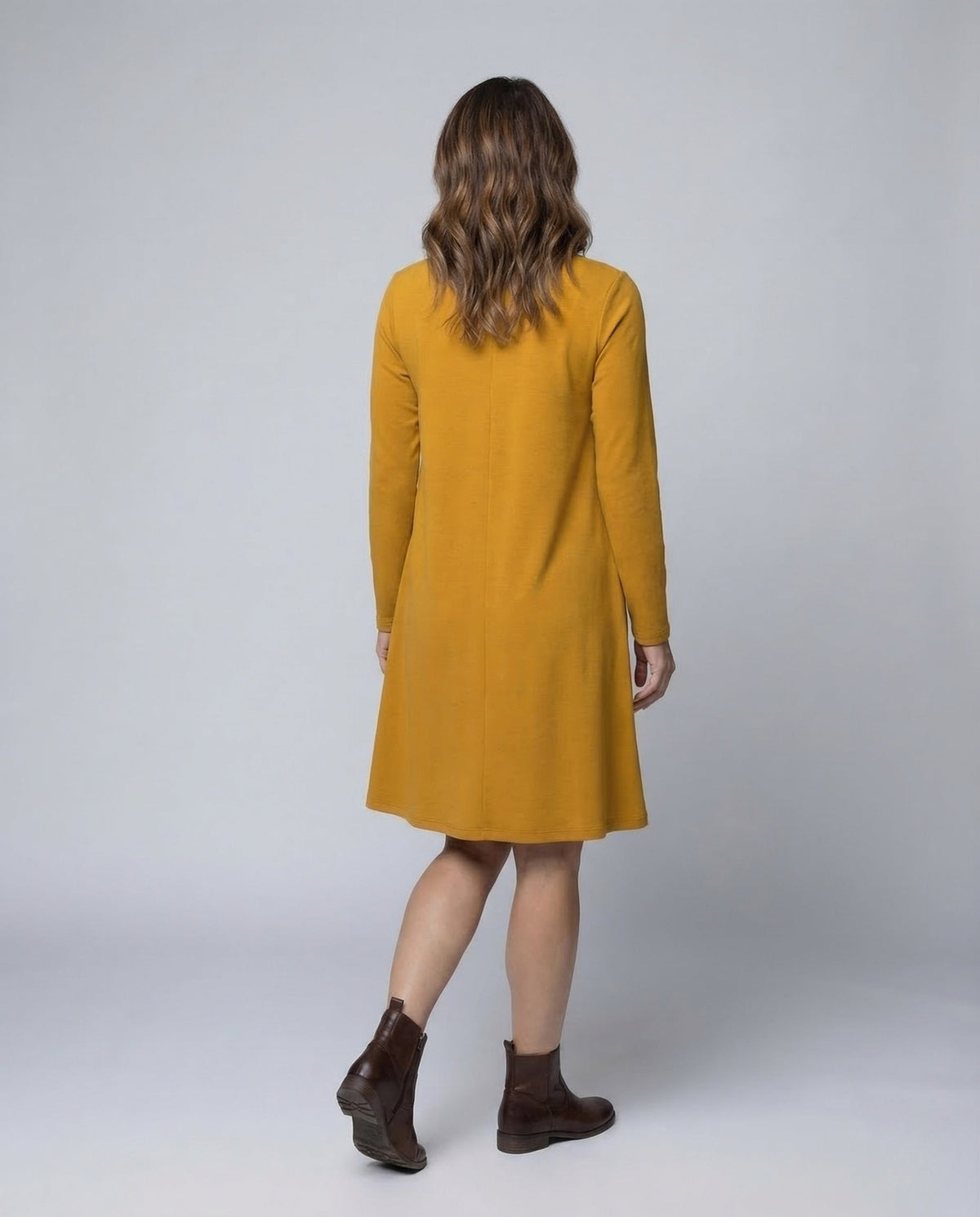 Abito in Maglia, Linea A, Manica Lunga, Tasche-Modaso