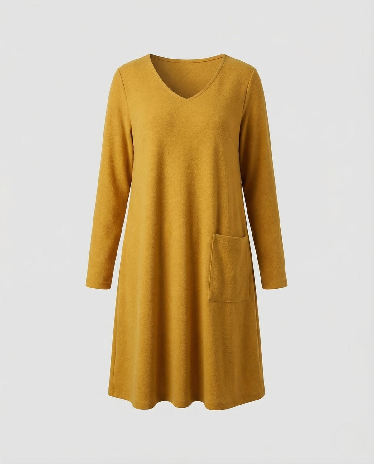 Abito in Maglia, Linea A, Manica Lunga, Tasche-Modaso