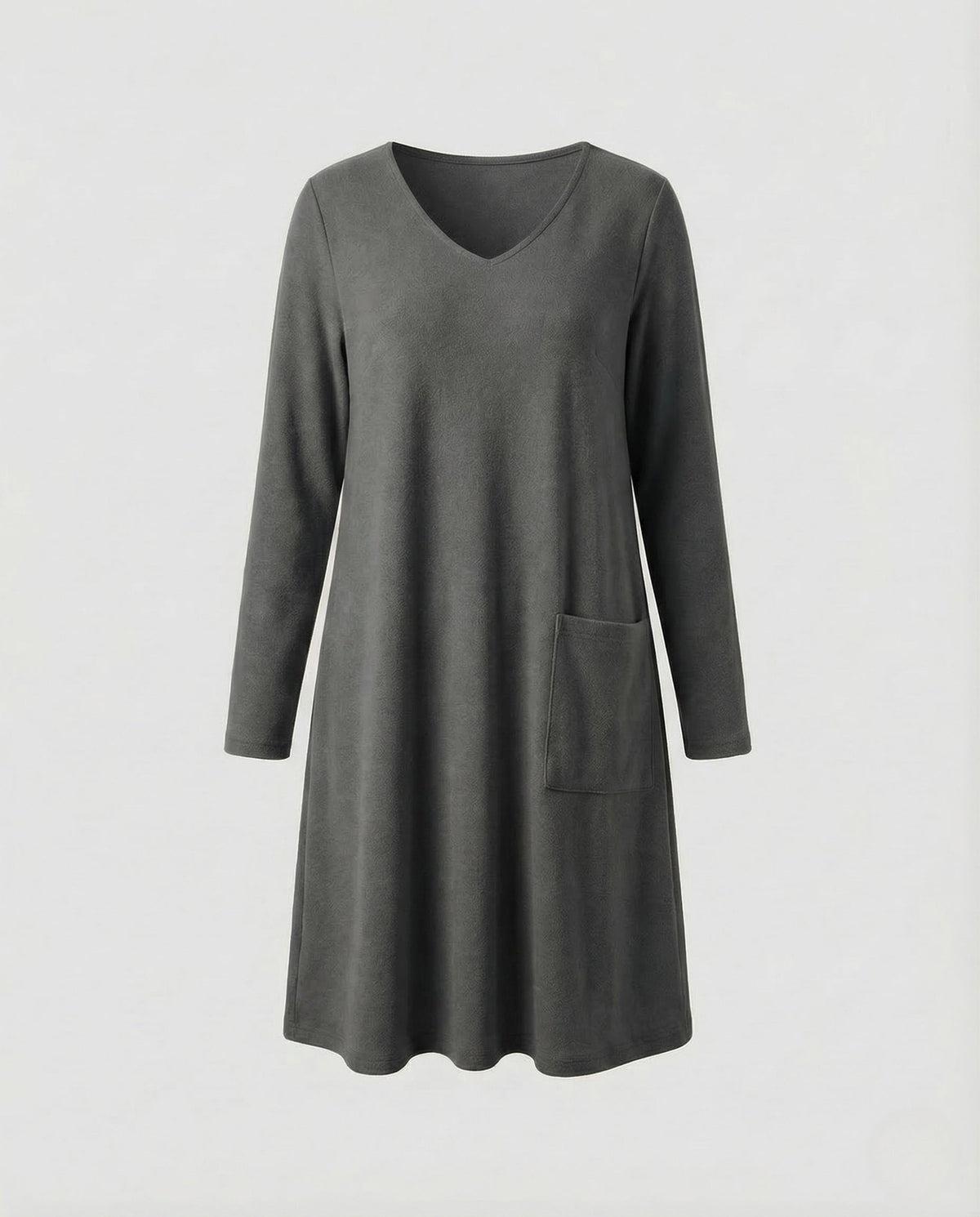 Abito in Maglia, Linea A, Manica Lunga, Tasche-Modaso