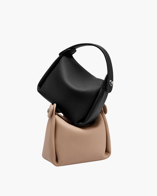 Borsa Piccola Donna, Manico Corto, Tracolla Regolabile, Ecopelle-Modaso