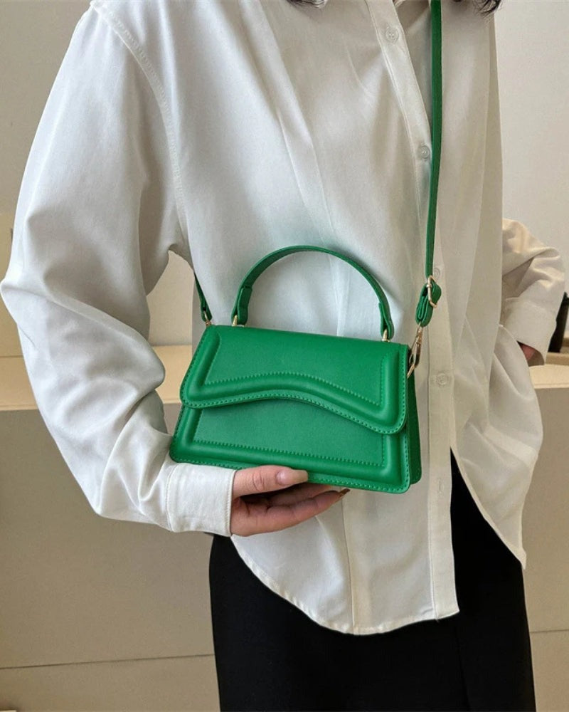 Borsa Piccola Tracolla, Pattina, Manico Corto, Tracolla Rimovibile-Modaso