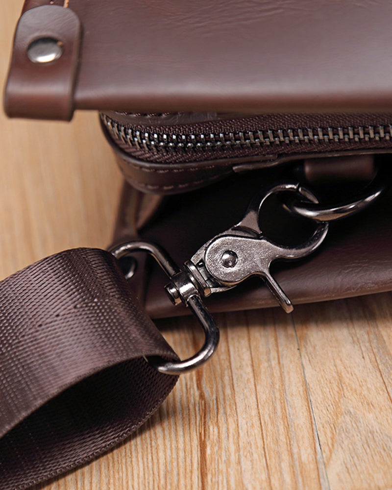 Borsa Porta PC Donna, Pelle Liscia, Struttura Rigida, Tracolla Rimovibile-Modaso