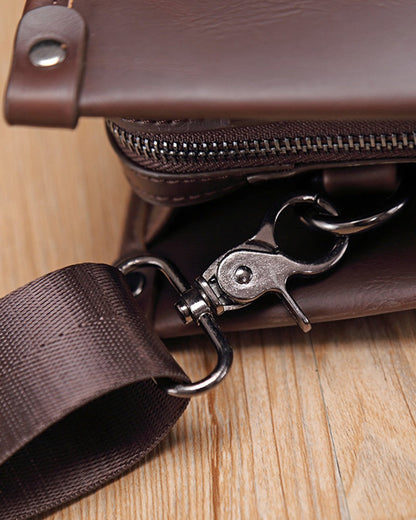 Borsa Porta PC Donna, Pelle Liscia, Struttura Rigida, Tracolla Rimovibile-Modaso