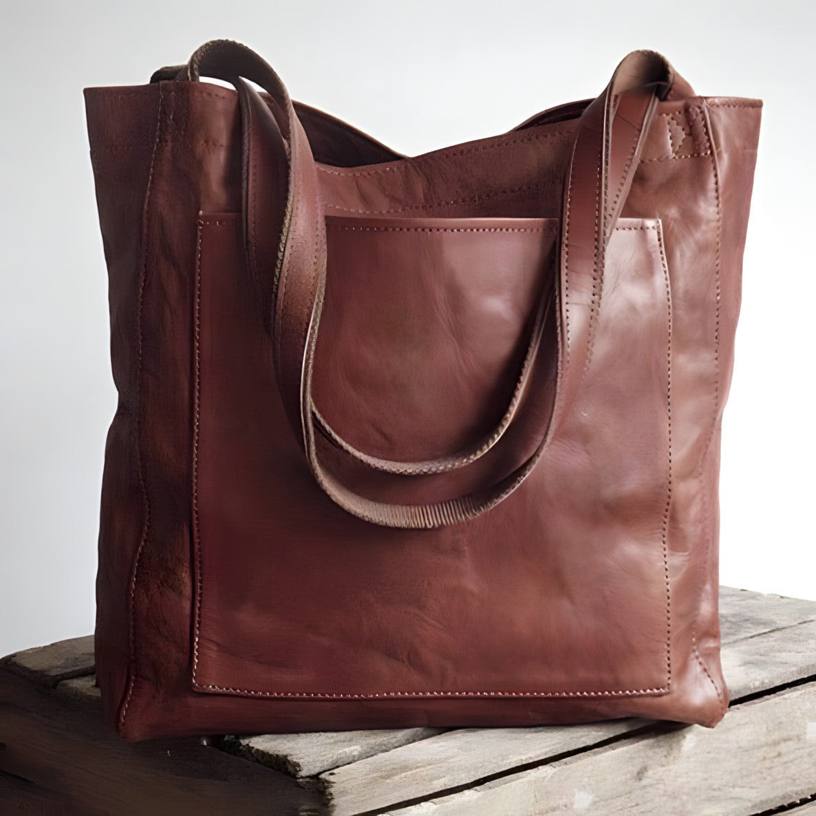 Borsa Shopper Donna, Ecopelle Morbida, Grande Capienza-Modaso