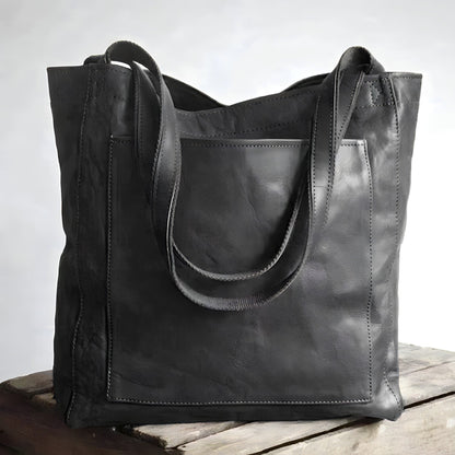 Borsa Shopper Donna, Ecopelle Morbida, Grande Capienza-Modaso