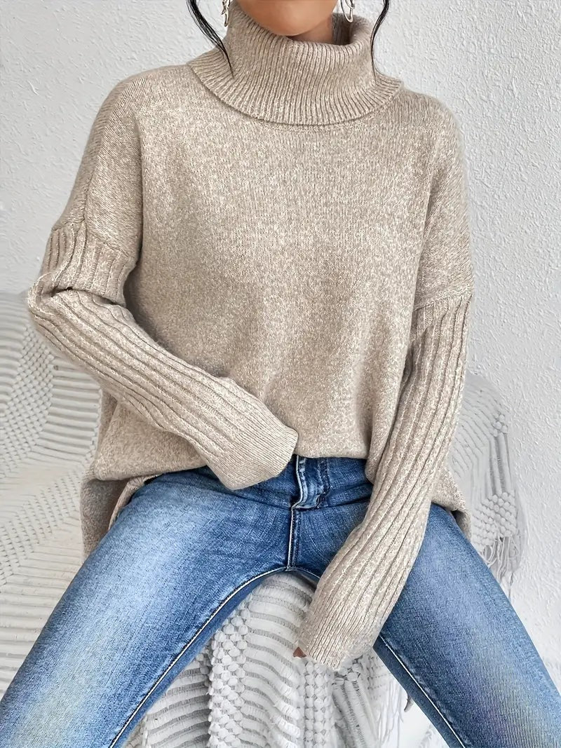 Dolcevita Donna, Lungo, Oversize, Orlo Asimmetrico-Modaso