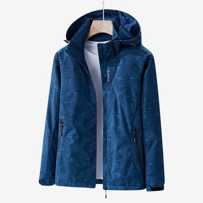 Giacca Impermeabile Donna, Cappuccio, Antivento, Tasche con Zip-Modaso