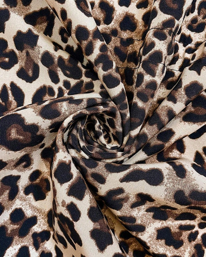 Giacca Leopardata Donna, Reversibile, Cappuccio, Coulisse in Vita-Modaso