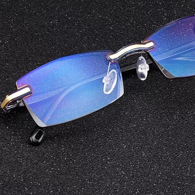 Occhiali da Lettura, Senza Montatura, Filtro Luce Blu-Modaso